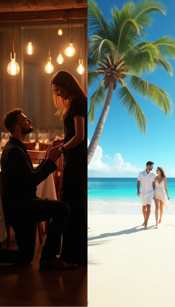 proposal to honeymoon