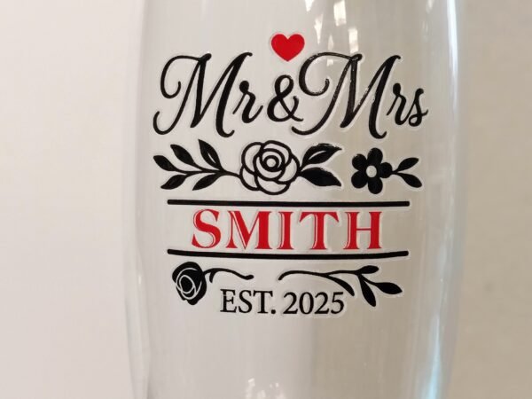 uv dtf example on wine glass