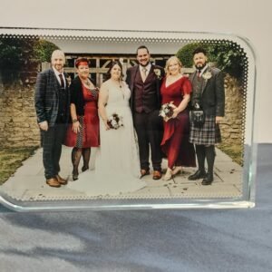 glass photo block medium