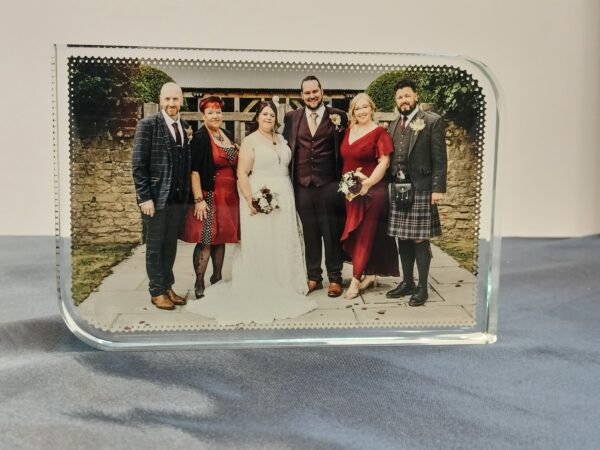 glass photo block medium