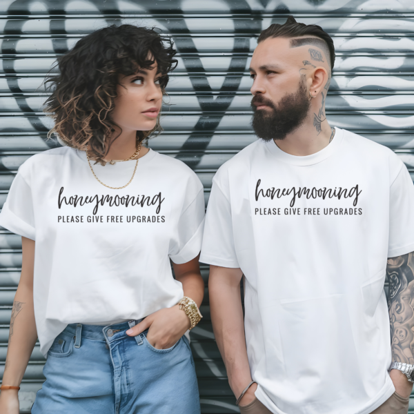 free upgrade design on couples tee