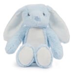 blue bunny print me