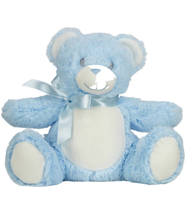 blue teddy print me