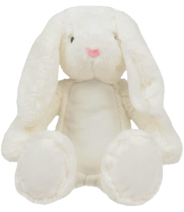 white bunny print me