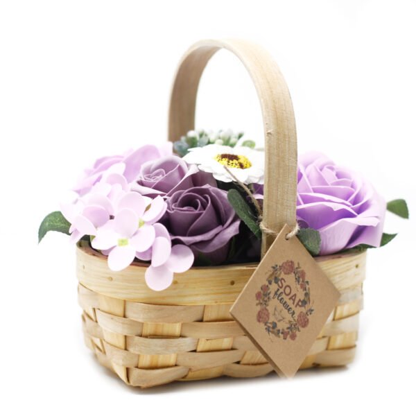 soap flower_wicker basket_lilac-med